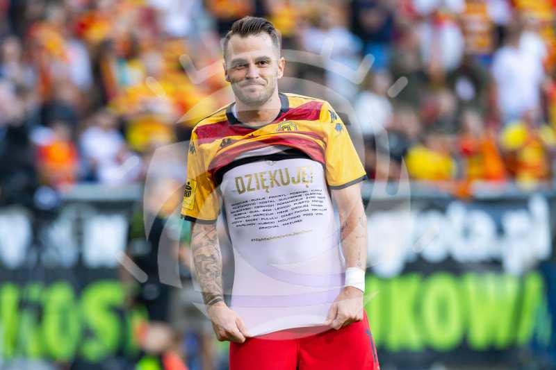 Piłka Nożna: PKO Ekstraklasa. Jagiellonia Bialystok - Lechia Gdansk. - Agencja Fotograficzna